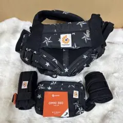 エルゴベビー OMNI360 クールエア メッシュ 星柄 ブラック 抱っこ紐