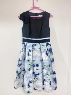 2026年最新】LANVIN en Bleu 柄：花柄 レディース ノースリーブひざ丈