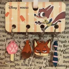 MINISO ズートピア ニック めじるし アクセサリー チャーム