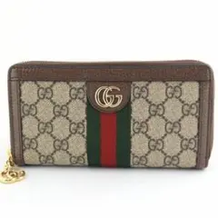 GUCCI✨グッチジッピーウォレット ラウンドジップ シマ GG柄 GUCCI✨グッチジッピーウォレット ラウンドジップ シマ GG柄