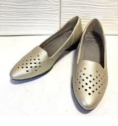【美品】fitfit フィットフィット パンプス ゴールド 24cmのサムネイル