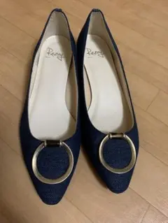 REZOY デニム地 パンプス24.5cm