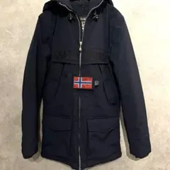 NAPAPIJRI 藍色 羽絨外套 NAPA PIJI S尺寸