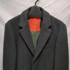 【アーバンリサーチ ロッソ】チェスターコート【S】グレー ウール