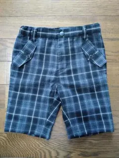 COMME CA ISM チェック柄ショートパンツ 90