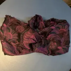 【SALE】CA4LA 黒と紫の花柄ヘアバンド