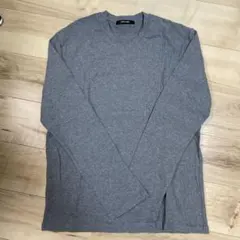 COMME CA MEN グレー 長袖 Tシャツ