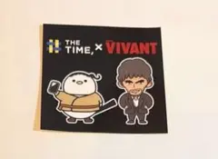 VIVANT THE TIMEコラボ　ステッカー　シール　野崎　シマエナガ