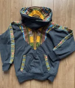 アフリカンプリント 裏起毛トレーナー　100 110