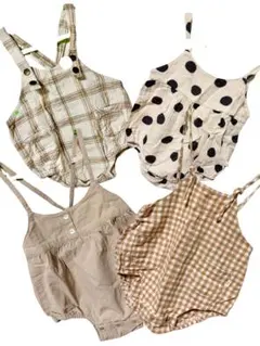 サロペットロンパース セット