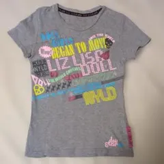 リズリサドール　Tシャツ　プリント　ロゴ　ラメ　y2k 平成のサムネイル