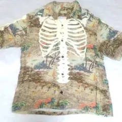 KAPITAL キャピタル レーヨン カメハメハ BONE アロハシャツ 4のサムネイル