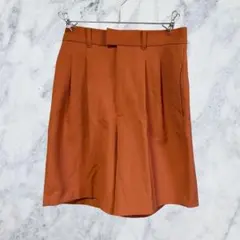 13159 スピックアンドスパン ショートパンツ オレンジ 38 M 古着