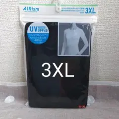 ユニクロ　エアリズムUVカット　クルーネックT　黒　3XL １枚　　a8r