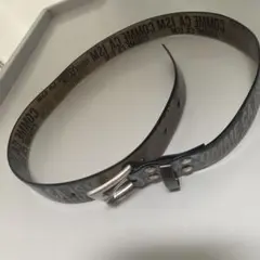 COMME CA ISM クリアベルト ロゴ入り