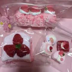 スクイーズ　イチゴスイーツセット