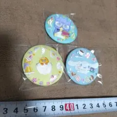サンリオ　キャラクターズ　刺繍　缶バッジ　まとめ売り
