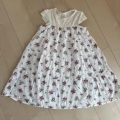 petit main 苺プリント ワンピース