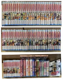 【裁断済み】NARUTO（ナルト） 全72巻セット＋関連本21冊＋おまけ付き