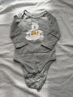 GAP クマプリント 長袖ロンパース　 6〜12m