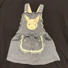 coeur a coeur ウサギデザイン サロペットワンピース