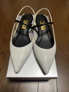 【新品】ルタロン/GRISEポインテッドストラップスリングバック