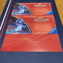 Disney Lorcana 非売品　組み立て式スタンド　２枚セット　シスーのサムネイル
