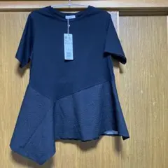 a.v.v アシンメトリー黒Tシャツのサムネイル