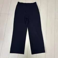 GU ウォッシャブルストレートパンツZ ネイビー