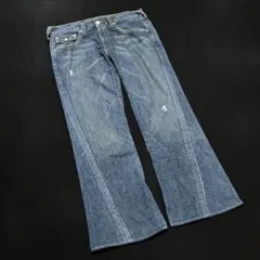 usa製 TRUE RELIGION #803 レインボーステッチ y2k