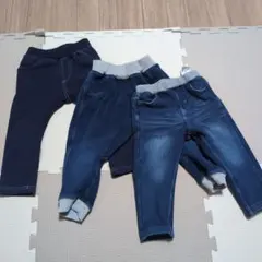 裏起毛ズボン 90cm 3点セット