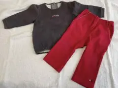 ファミリア　トレーナー＆パンツ【80】