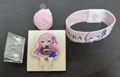 プロセカ　セカライ　巡音ルカ　リングライト　リバーシブルバンド　アクリルクリップ