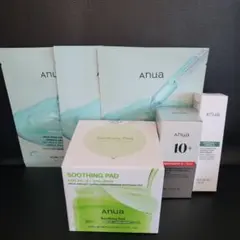 Anua スージングパット 10+ 美容液 クリーム マスク３枚付き