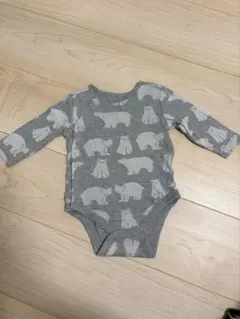 baby GAP ベビー ロンパース くま柄 グレー