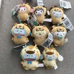 サンリオどうぶつ着ぐるみマスコット　ライオン編　6種類　キリン編　2種類