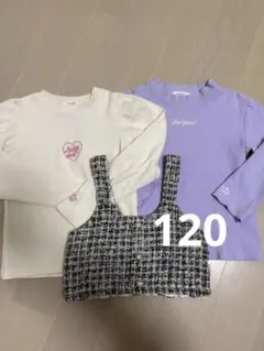 BABYDOLL長袖カットソー＆ビスチェ付ロンT セット✨