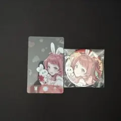 学マス　花海咲季　 缶バッチ&クリアカード