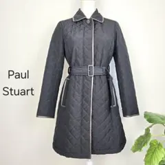 Paul Stuart ポールスチュアート キルティングコート ロング 9 M