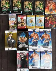 最新プライズフィギュア10種17体まとめ売り　ドラゴンボール　ワンピースなど