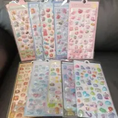 立体シールセット ぷくぷくシール　10枚セット