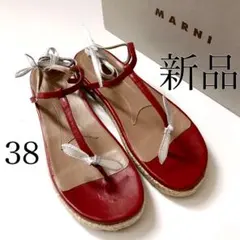 新品(国内正規品73,700円) MARNI マルニ レースアップ サンダルのサムネイル