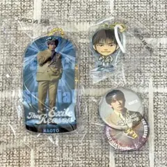 EXILE NAOTO 直人　クリアチャーム　めじるしチャーム　缶バッジ