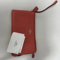 COACH 長財布 リストレット付き レッドのサムネイル