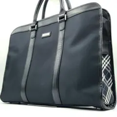 バーバリーブラックレーベル メンズ ビジネスバッグ ノバチェック A4 トート