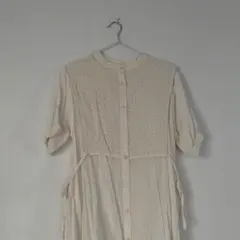 as know asアイボリー シャツワンピース 半袖のサムネイル