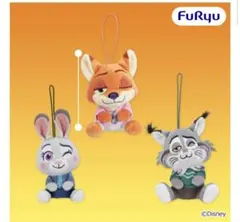 Zootopia ぬいぐるみ マスコット 3種セットのサムネイル