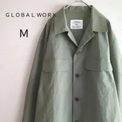 【春に最適◎美品】GLOBAL WORK ワークジャケット カーキ M