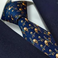 【131】Salvatore Ferragamo ネクタイ 騎馬兵