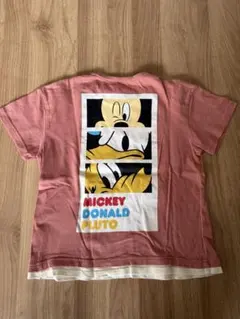 Disney ミッキー ドナルド プルート キッズ Tシャツ 130cm